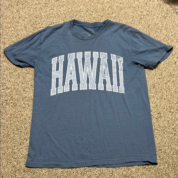 sunkissedcoconut Tops - Sunkissed Coconut Blue Hawaii T-Shirt Medium
